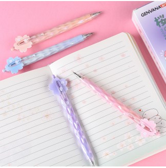 镀彩樱花CS0.5配RS09按动中性笔