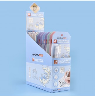 魁星点斗2B考试涂卡铅笔3件套装